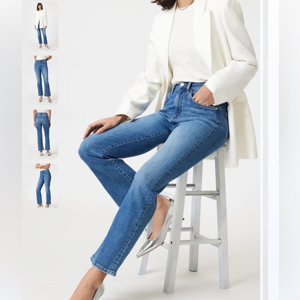 Mavi Women's Black Flare Jeans